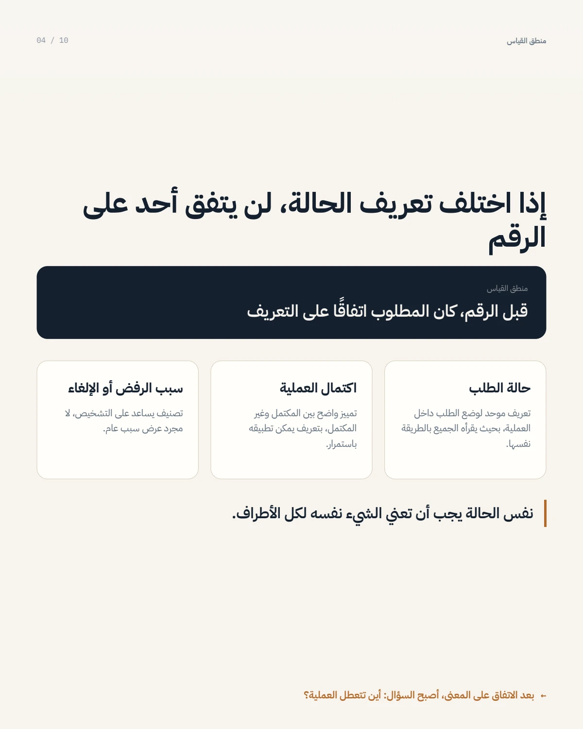 الصفحة 4 من 10 — من تقارير متفرقة إلى نظام موحد للأداء التجاري والتشغيلي